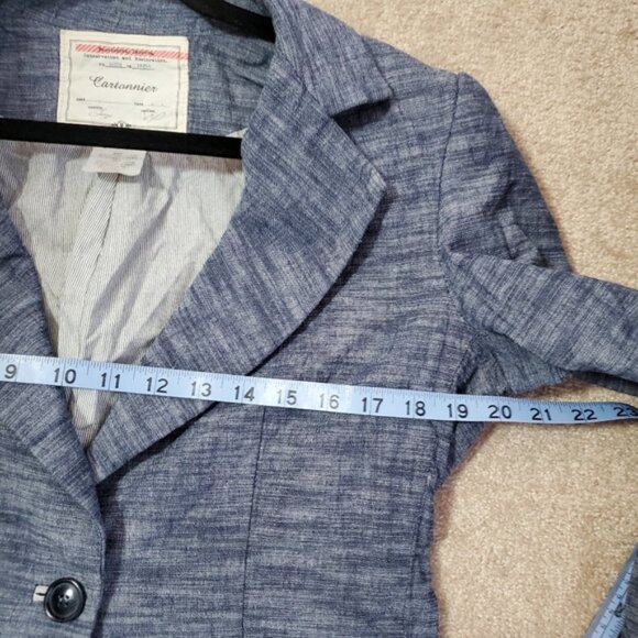 Anthropologie Blue Blazer - Picture 5 of 5